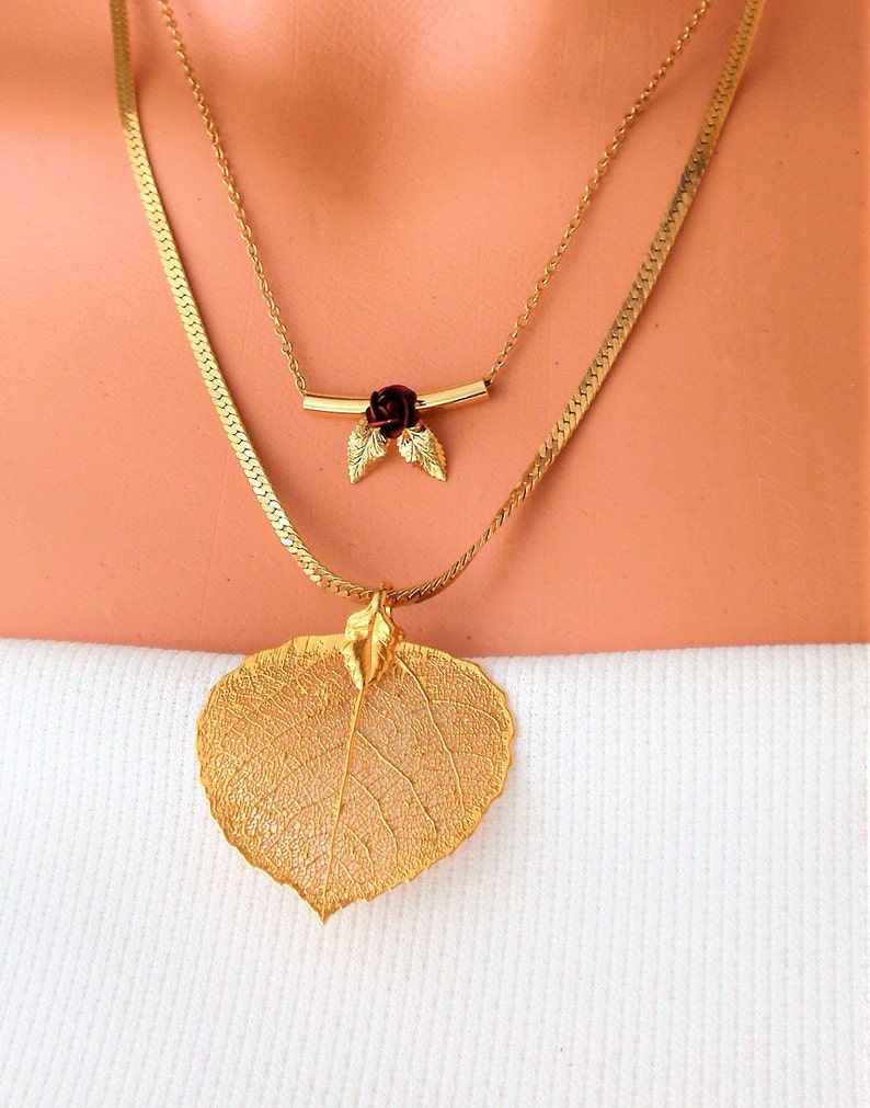 Vintage Layered Golden Necklace main image 1