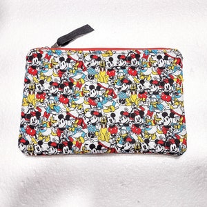 Handmade zipper pouch/ gift//Cosmetic, Makeup  pouch/Gadget Bag/Organizer bag /Pen Pencil storage/Bags & Purses/Travel bag /Unisex Gift