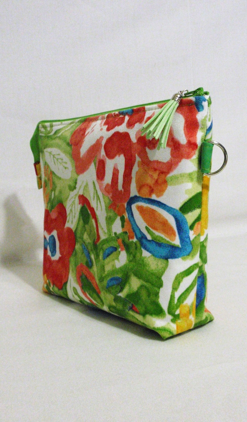 Craft Project Bag/Travel storage bag/Toiletry bag/Wet bag/Underwear bag /Handmade gift /Gift for her image 2