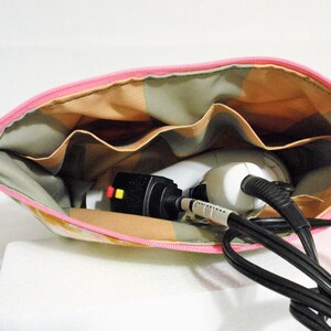 Craft Project Bag/Travel storage bag/Toiletry bag/Wet bag/Underwear bag /Handmade gift /Gift for her image 7