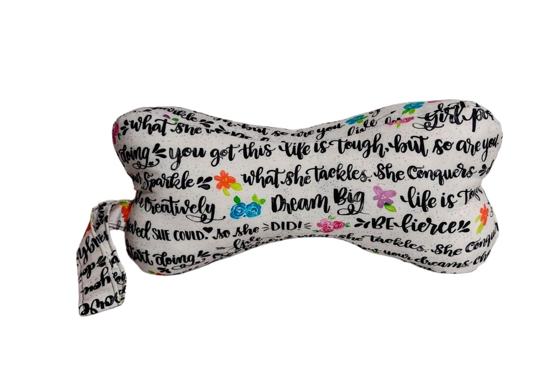 Neck Support Dog Bone Shape Pillow/3 Sided Pillow/travel Neck Lumbar