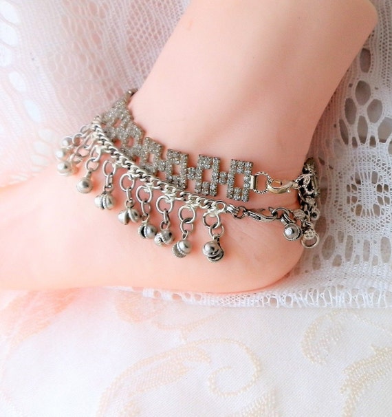 Vintage ankle sale bracelet