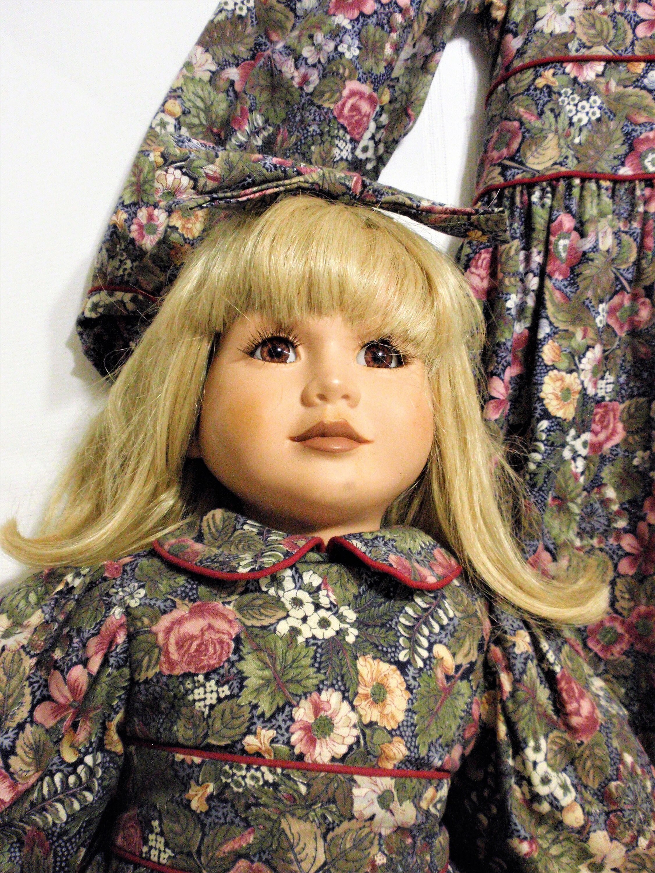 Vintage Porcelain Doll /MY TWIN Brand Doll/ Matching Child Etsy