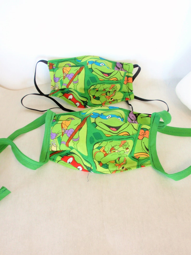 Ninja Mask for Kids. Washable Reusable. Filter Pocket Cotton Etsy