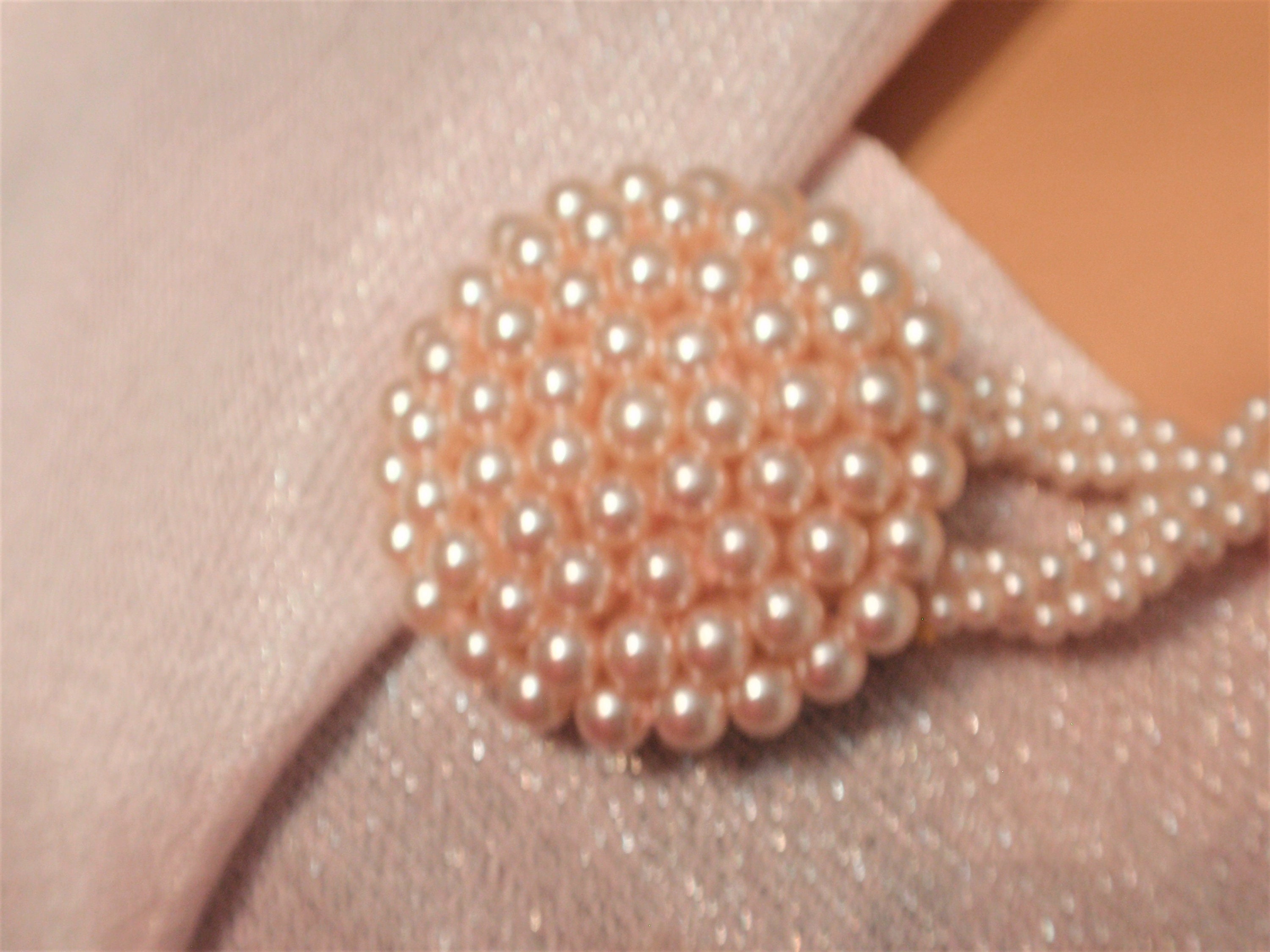 Vintage Marvella Twisted Pearl necklace signed /3 strands 30 Etsy