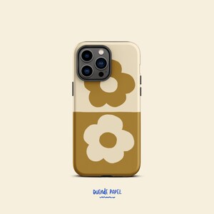 Golden Floral Tough Case for iPhone®, Boho Summer Phone Case For Iphone 12 Pro, Iphone 13 Pro Case, Iphone 14 Pro Case, Iphone 15 Pro Case