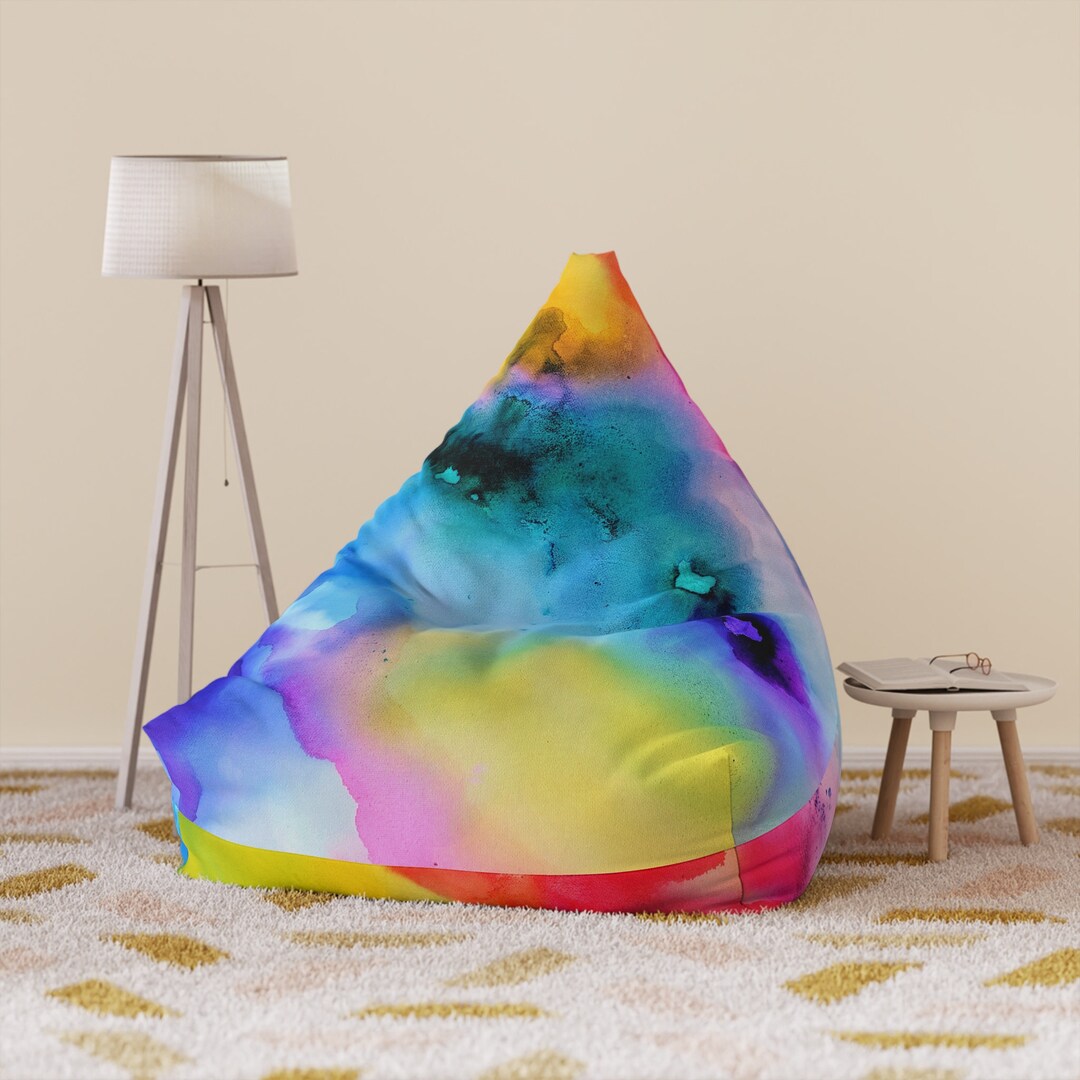 Watercolor - Sustainably Made Bean Bag Chair Cover