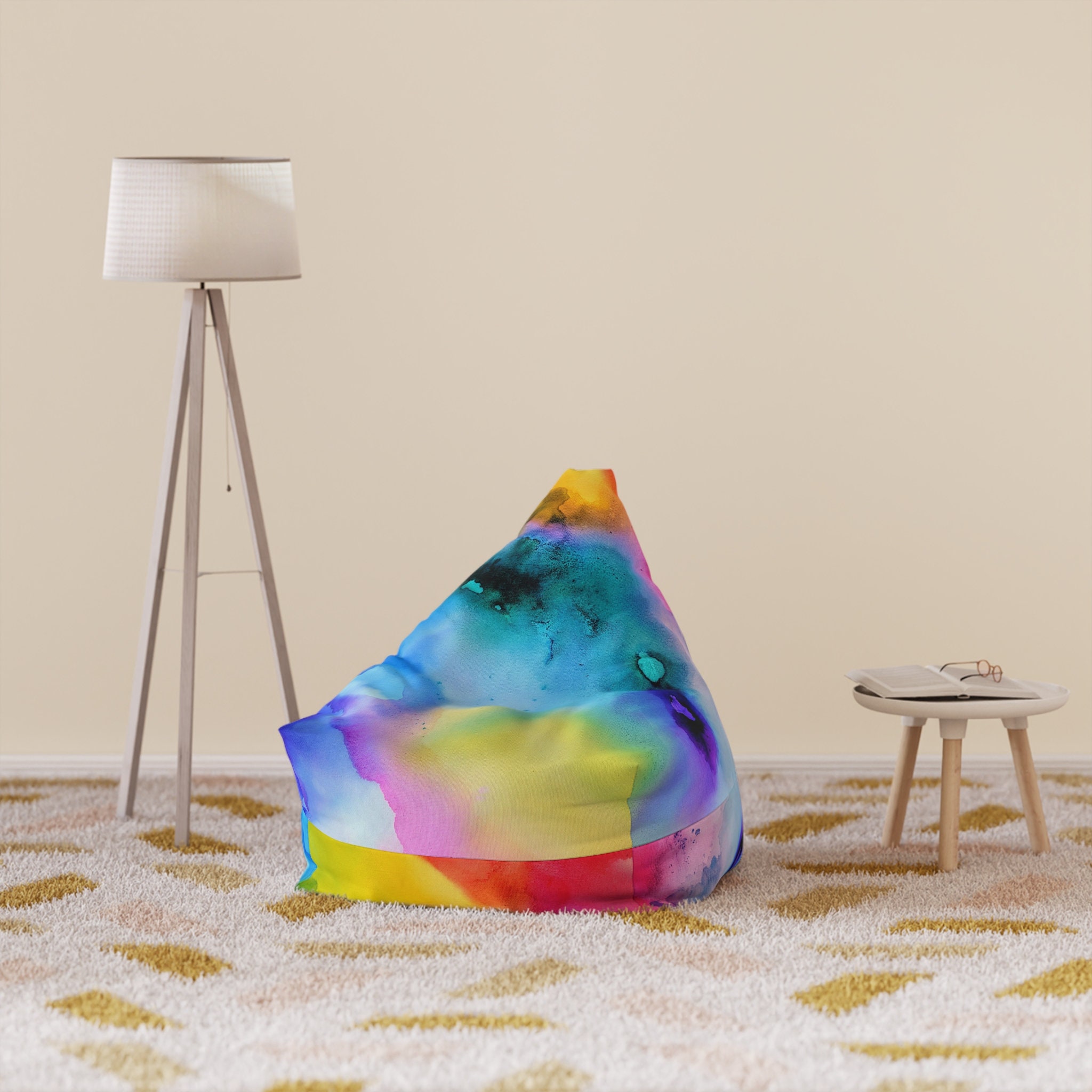 Watercolor - Sustainably Made Bean Bag Chair Cover main image 0