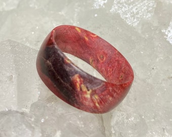 Stabilized Burl wood ring