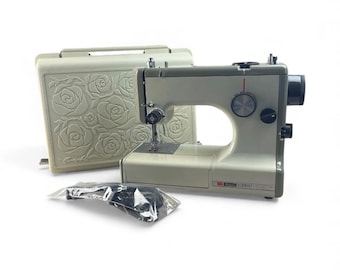 Vintage Sears Kenmore 158-10302 Sewing Machine w/ Case & Accessories – Made in Japan – Working Light – Retro 1970s Sewing Machine