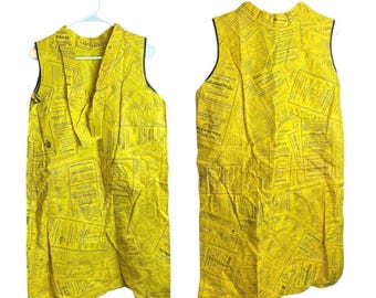 Mars of Asheville N.C. Paper Dress - USA Circa 1965 Yellow Pages Ad Print