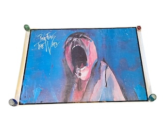 Vintage Pink Floyd “The Wall” 1982 Promotional Poster Gerald Scarfe 61x41” Large