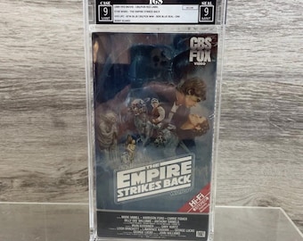 Star Wars Empire Strikes Back Vhs IGS 9 Sealed Graded CBS Fox Red Label Rare Vintage Collectible Tape