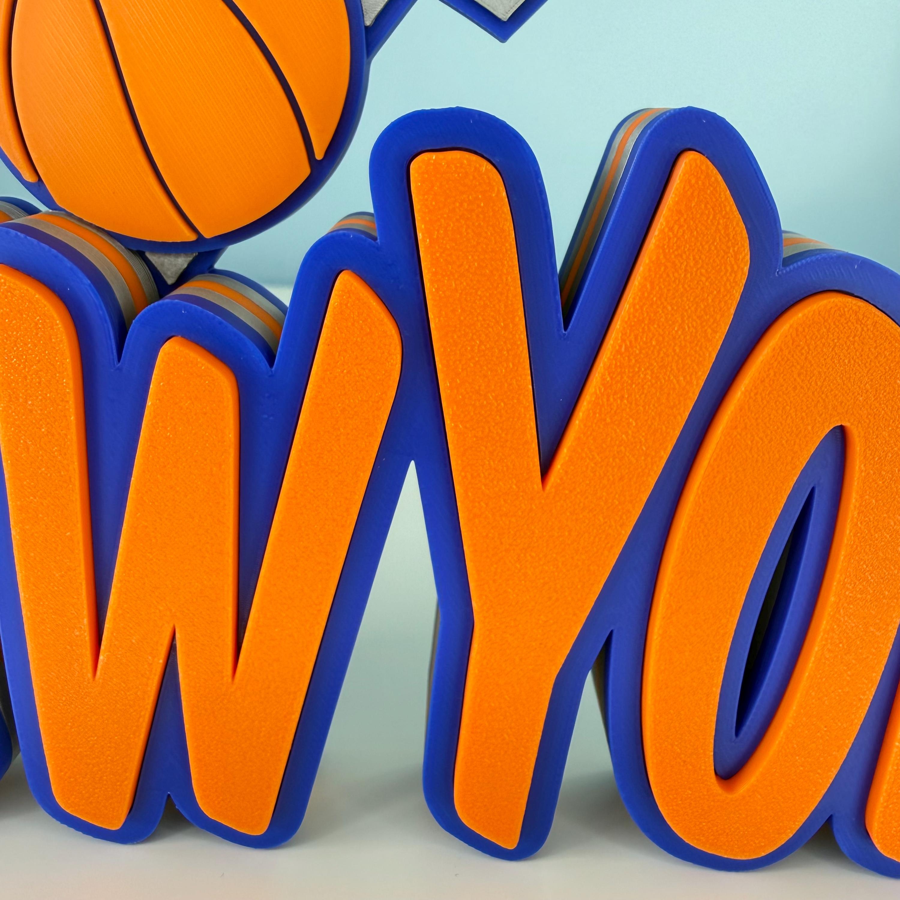New York Knicks Custom Name Sign | Personalised Basketball Decor ...