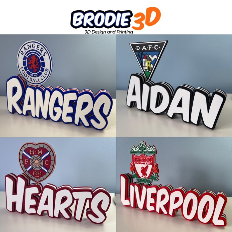 Personalized Real Madrid 3D Printed Name Plate | Soccer Fan Gift image 13