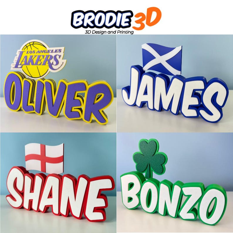 Personalized Real Madrid 3D Printed Name Plate | Soccer Fan Gift image 17