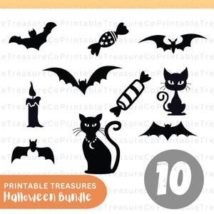Halloween Decor Svg Bundle, Halloween Svg Bundle for Cricut, Halloween, Cricut silhouette png, Halloween Svg Bundle, Kids Halloween Svg Gift