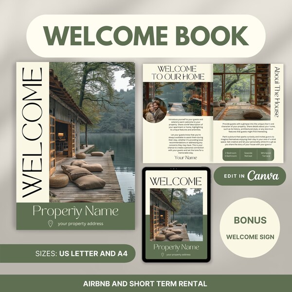 Holiday Rental Guide Book Etsy