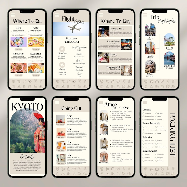 Itinerary Template
Weekend Itinerary
Travel Itinerary
Travel Guide Trip
Travel Marketing
Travel Planner Trip
Travel Schedule Trip
Holiday Vacation
Trip Itinerary Japan
Travel Agent Digital
Travel Agency Mobile
Europe France Planner
