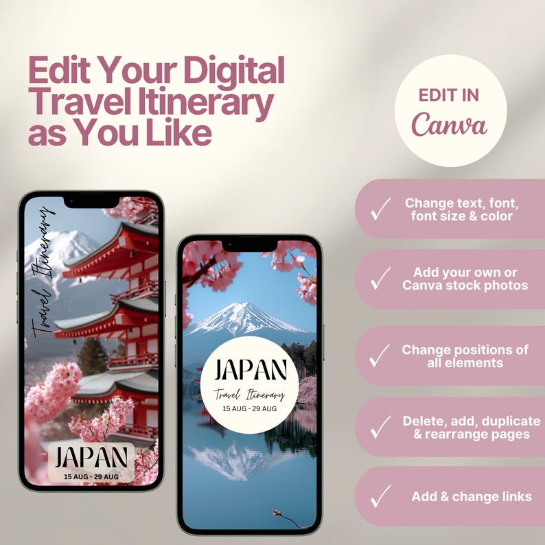 Itinerary Template
Weekend Itinerary
Travel Itinerary
Travel Guide Trip
Travel Marketing
Travel Planner Trip
Travel Schedule Trip
Holiday Vacation
Trip Itinerary Japan
Travel Agent Digital
Travel Agency Mobile
Europe France Planner
