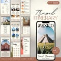 Mexico Travel Itinerary Template: Mobile Vacation Planner (Canva) product logo