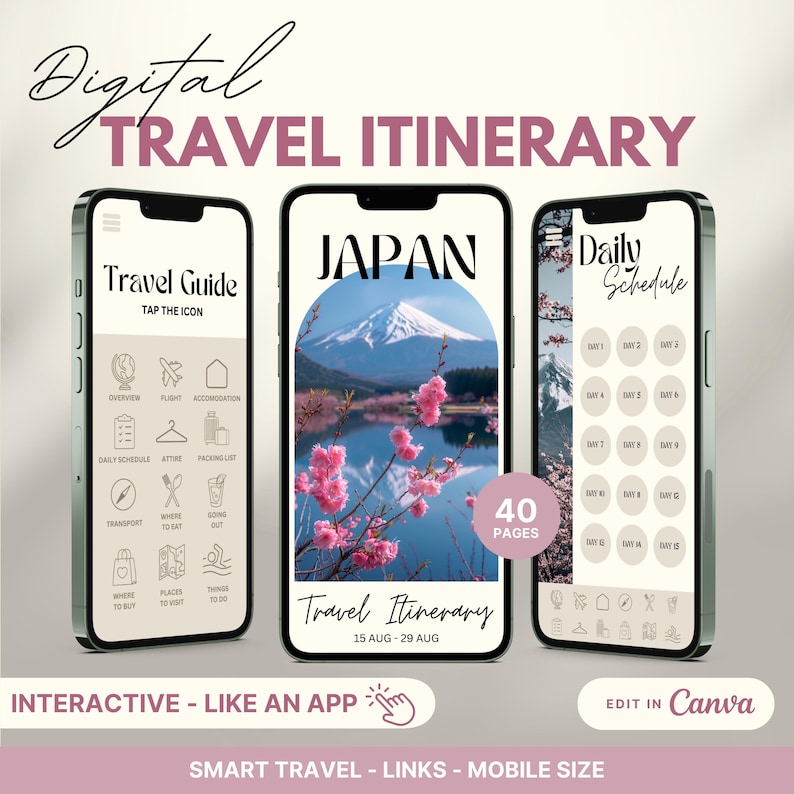 Itinerary Template
Weekend Itinerary
Travel Itinerary
Travel Guide Trip
Travel Marketing
Travel Planner Trip
Travel Schedule Trip
Holiday Vacation
Trip Itinerary Japan
Travel Agent Digital
Travel Agency Mobile
Europe France Planner