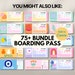 Printable Boarding Pass Gift Fake Boarding Ticket Custom Boarding Pass ...