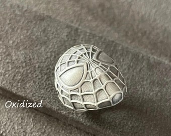 Spiderman Ring .925 Sterling Silver.superhero Comic!! - Etsy Spiderman Ring .925 Sterling Silver.superhero Comic!! - Etsy