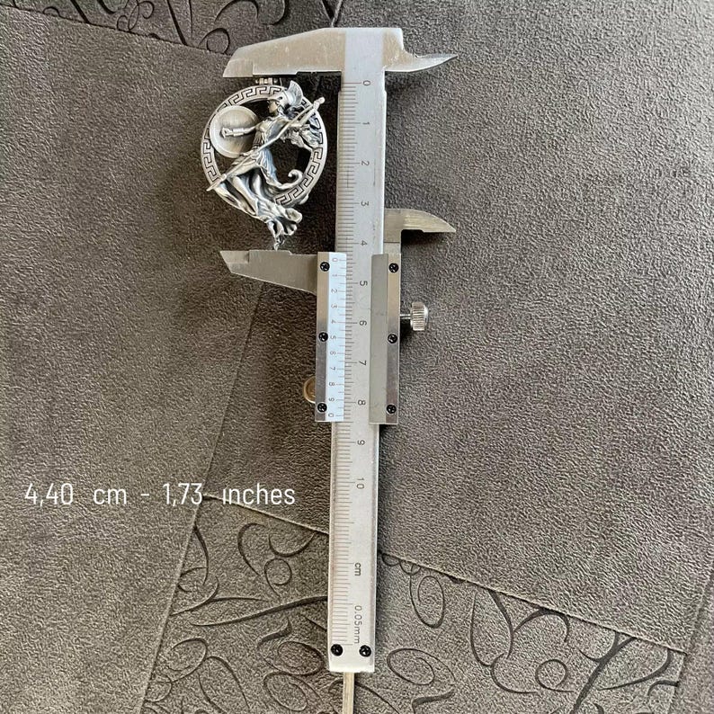Athena Anhänger, Silber griechische Göttin, Halskette römische Mythologie, Mythologie-Liebhaber, Kriegergöttin Minevra Bild 10