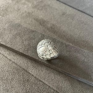 Ring med ansiktsmask i sterlingsilver, smycken för superhjältefilmfans bild 13