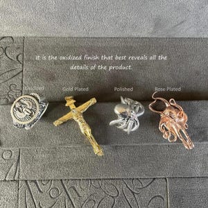 Ring med ansiktsmask i sterlingsilver, smycken för superhjältefilmfans bild 18