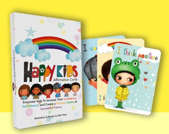 Cartes d'affirmations pour enfants, Cartes d'affirmations du jour pour enfants, Cartes d'affirmations positives, Cartes de pleine conscience pour enfants, Cartes d'affirmations pour enfants heureux