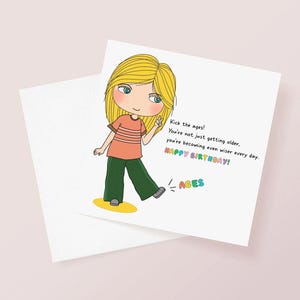 Kick The Ages...!  Make You Smile Card