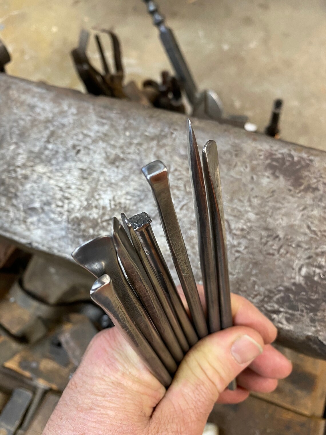 Hand Forged Chasing Tools for Chasing Bronze Sculpture and Repousse - Etsy