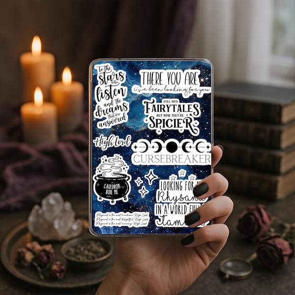 Inserto Kindle de ACOMAF: Diseño de la Corte Nocturna de Velaris