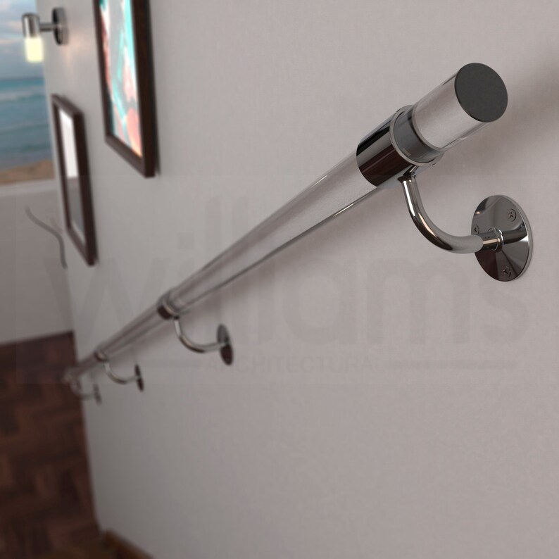 Lucite Handrail Kit With Loop Bracket - Etsy