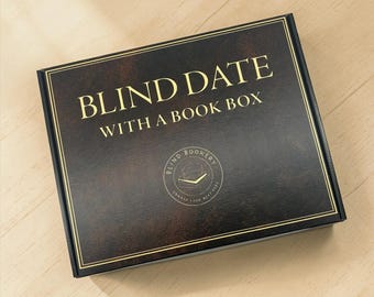 Blind Date Book Box Signature Edition | Mystery New or Used Book Gift Set