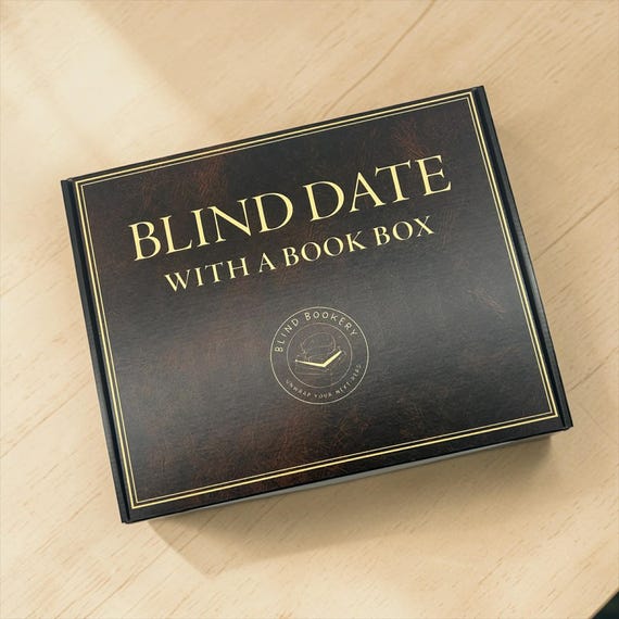 Blind Date Book Box Signature Edition | Mystery New or Used Book Gift Set