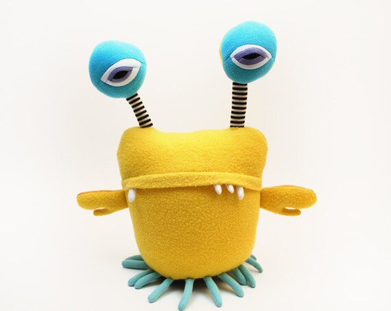 Lucio Space Crab Cotton Monster Handmade Plush Etsy