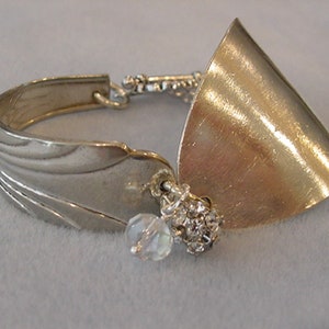 Spoon Bracelet Spoon cuff bracelet Spoon jewelry silverware jewelry spoon bowl recycled jewelry re purposed jewelry