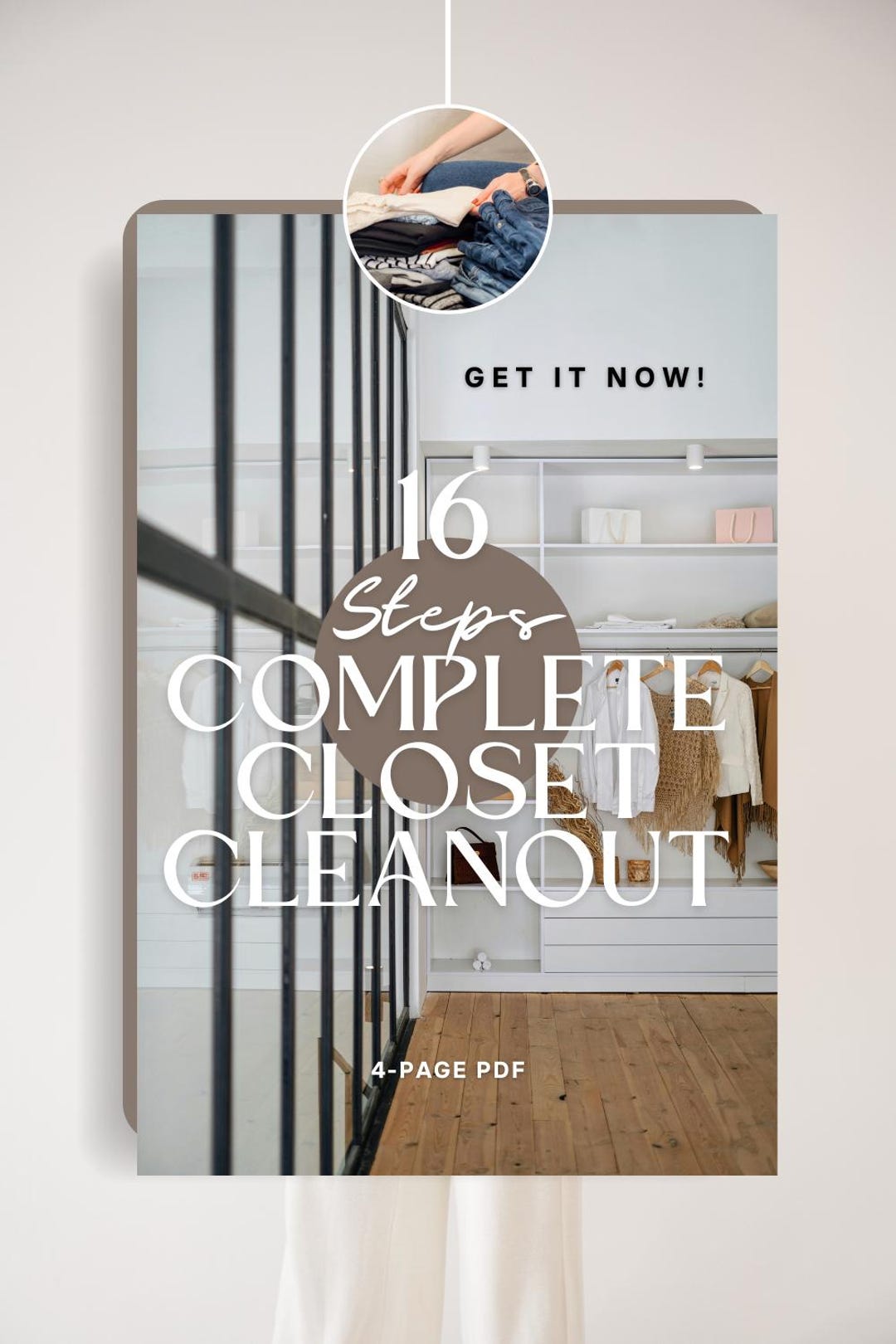 Complete Closet Cleanout (4-page PDF) | Declutter Wardrobe Inventory ...