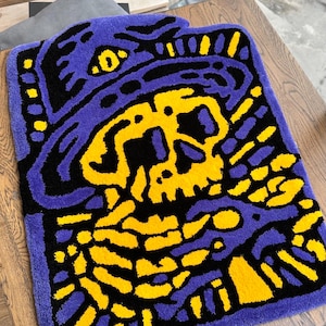 Handmade 3D rug / Halloween Home Decor / Soft & Fluffy , Custom Rug