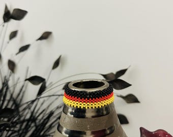 German Flag Bracelet • Custom Bracelets • Personalized Birthday Gift • AfroCrafted