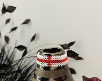 England Flag Bracelet • Custom Bracelets • Personalized Birthday Gift • AfroCrafted