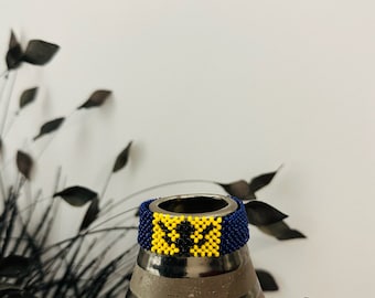 Pulsera con la bandera de Barbados • Pulseras de cuentas personalizadas • Regalo de cumpleaños personalizado