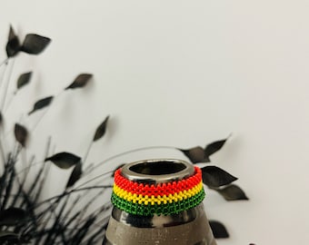 Bolivia Flag Bracelet • Custom Beaded Bracelets • Personalized Birthday Gift