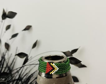 Guyana Flag Bracelet • Custom Bracelets • Personalized Birthday Gift • AfroCrafted