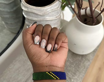 Tanzania Flag Bracelet • Adjustable • Customisable Bracelets • Personalized Birthday Gift •
