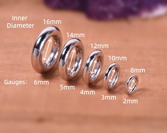 Titanium Seamless Nose Ring: Ear Cartilage Hoop