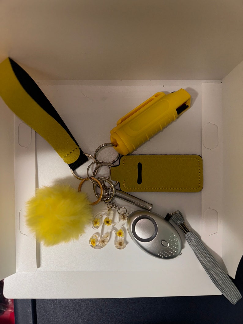 Custom Self Defense Keychain Etsy